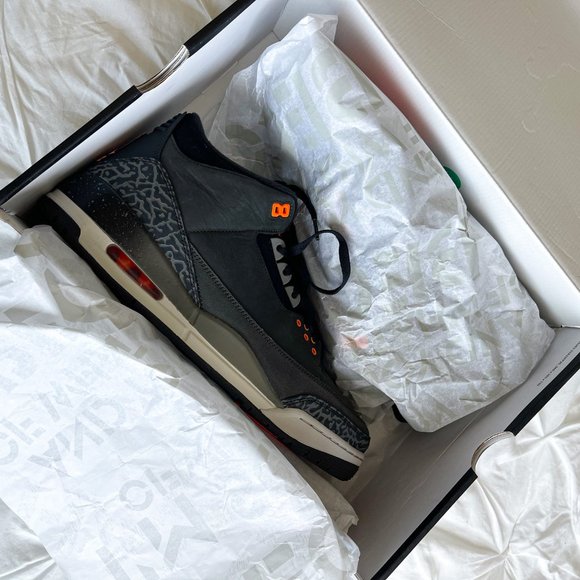 Air Jordan 3 “Fear” Retro - Sz 13 Sneakers CT8532-080 - Picture 11 of 12